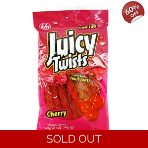 Kenny's Juicy Twists Cherry - 141g Packet